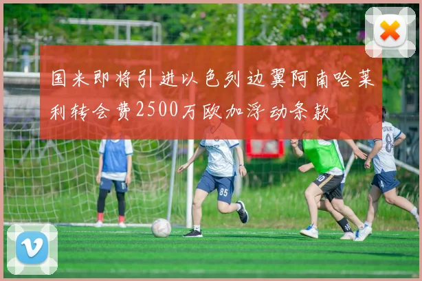 国米即将引进以色列边翼阿南哈莱利转会费2500万欧加浮动条款
